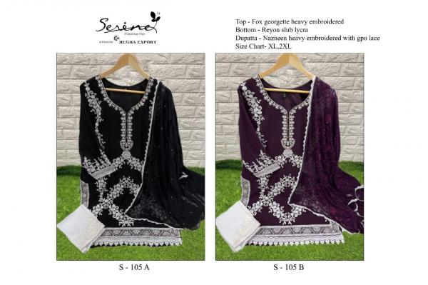 Serene S 105 Ready Made Georgette Wear Pakistani Collection